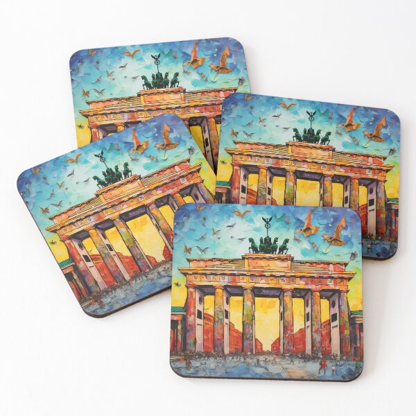 Item preview, Brandenburg Gate - Torn Paper Art designed and sold by codestealth.
