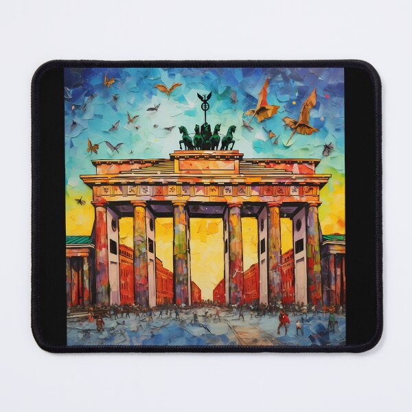 Item preview, Brandenburg Gate - Torn Paper Art designed and sold by codestealth.