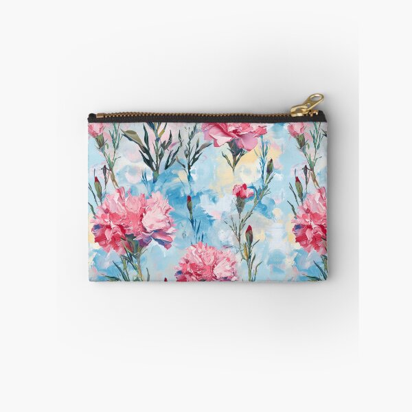 Item preview, Carnation Blooms against Pastel Sky - Floral Pattern designed and sold by HAL2501.