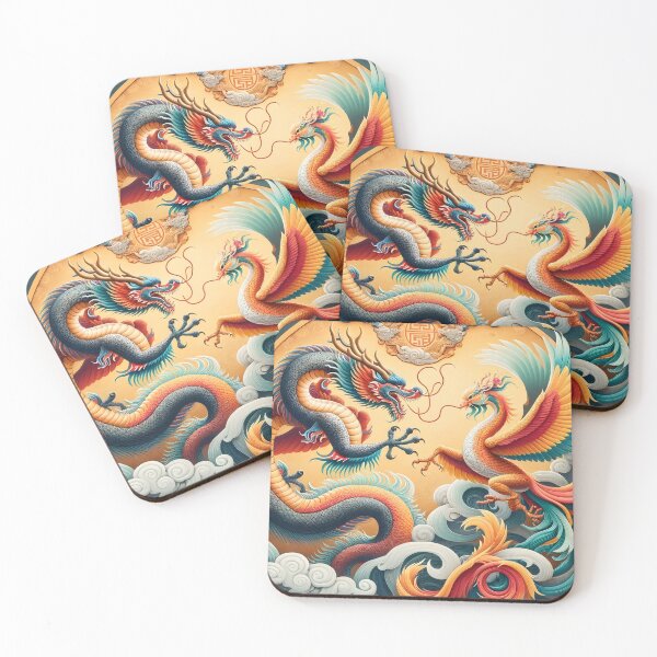 Item preview, Dragon and Phoenix's Mystical Dance designed and sold by KNAA.