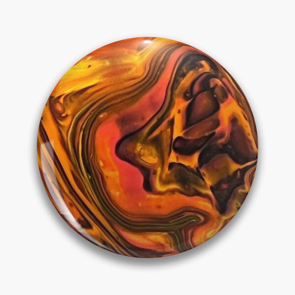Item preview, Oranges, yellows and black grenade pour designed and sold by Hmelliger.