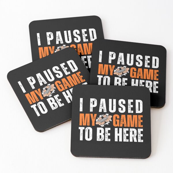 Item preview, I Paused My Game  : Game Lover designed and sold by saloui.