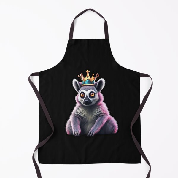 Item preview, The Lemur King wearing a Crown. Pink Glow designed and sold by Aquillashop.
