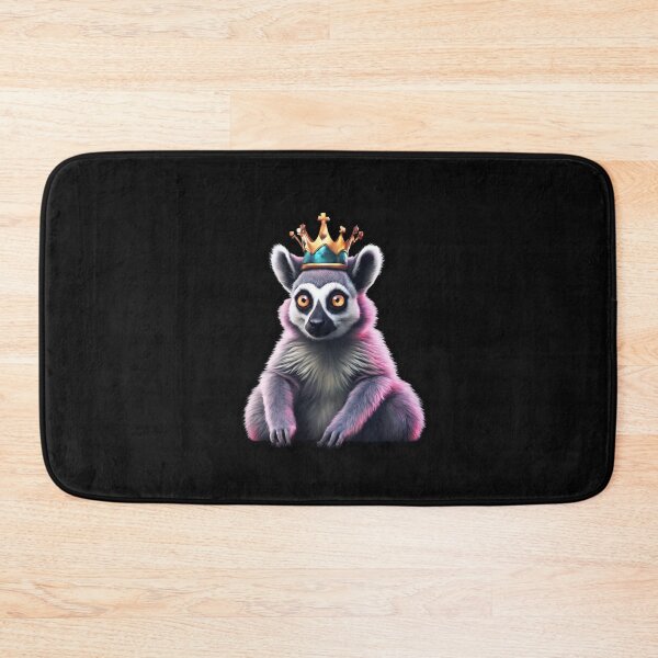 Item preview, The Lemur King wearing a Crown. Pink Glow designed and sold by Aquillashop.