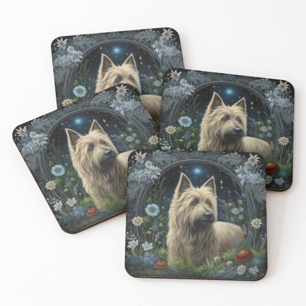 Item preview,  Berger Picard dog art in old retro vintage style designed and sold by WallyPink.