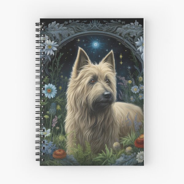 Item preview,  Berger Picard dog art in old retro vintage style designed and sold by WallyPink.