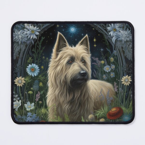 Item preview, Berger Picard dog art in old retro vintage style designed and sold by WallyPink.