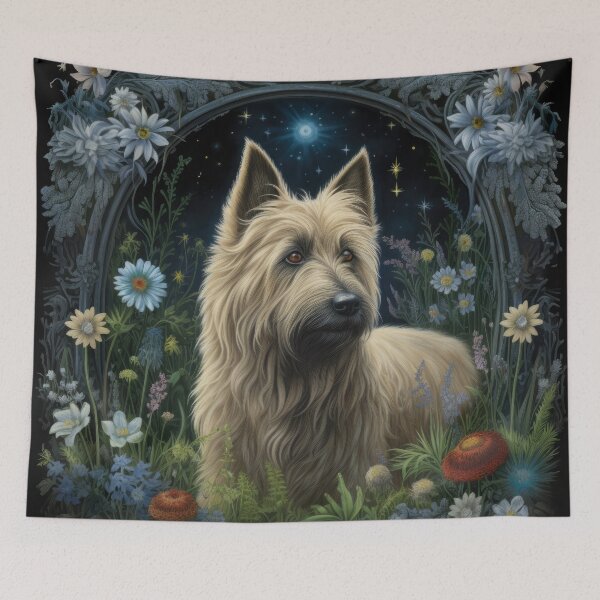 Item preview,  Berger Picard dog art in old retro vintage style designed and sold by WallyPink.