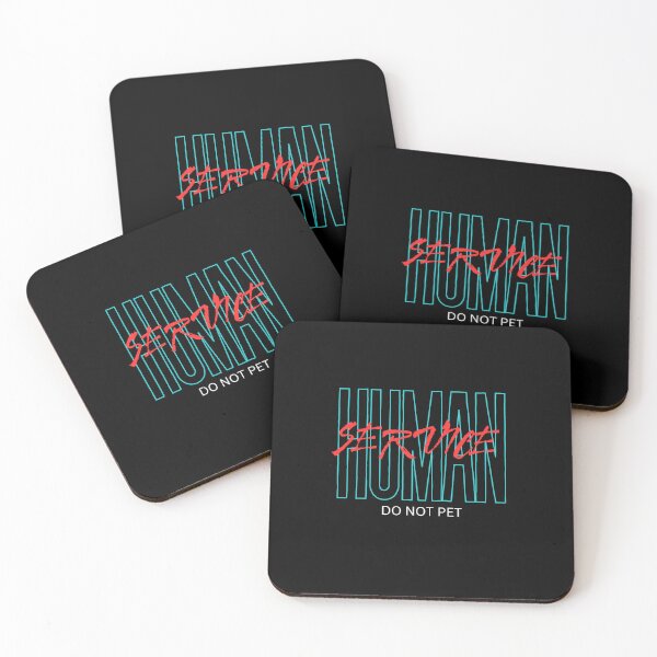 Item preview, Service Human Do Not Pet designed and sold by FridPix.