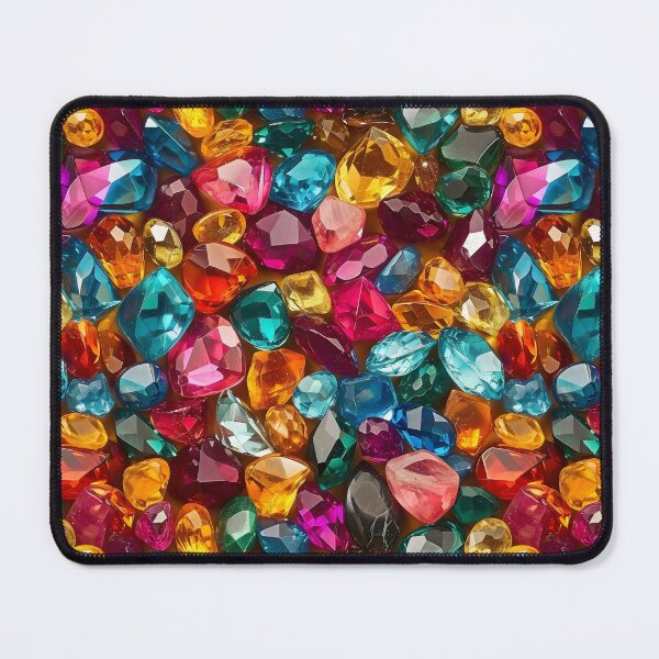 Item preview, Vibrant Gem Collection Pattern designed and sold by SweetClicks123.