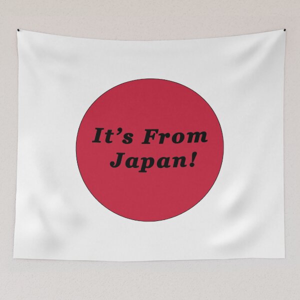 Item preview, It's From Japan - Black Text designed and sold by Maddisan.