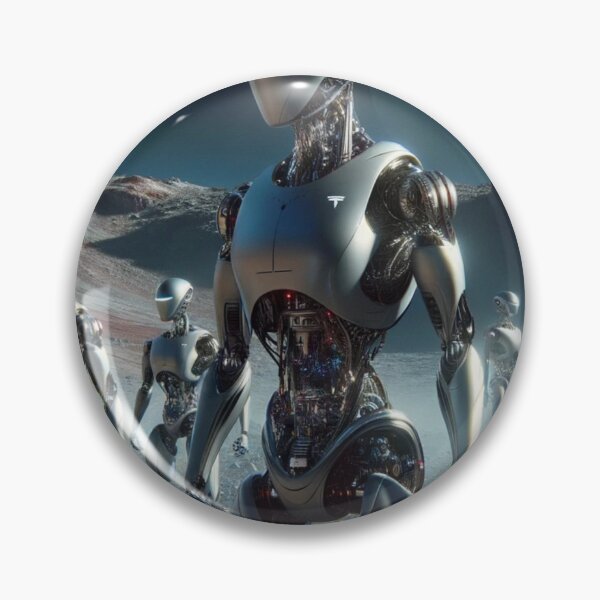 Item preview, Tesla bot designed and sold by TEEJAMBOREE.