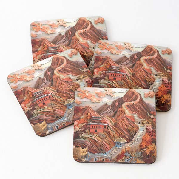 Item preview, Great Wall of China - Torn Paper Art designed and sold by codestealth.