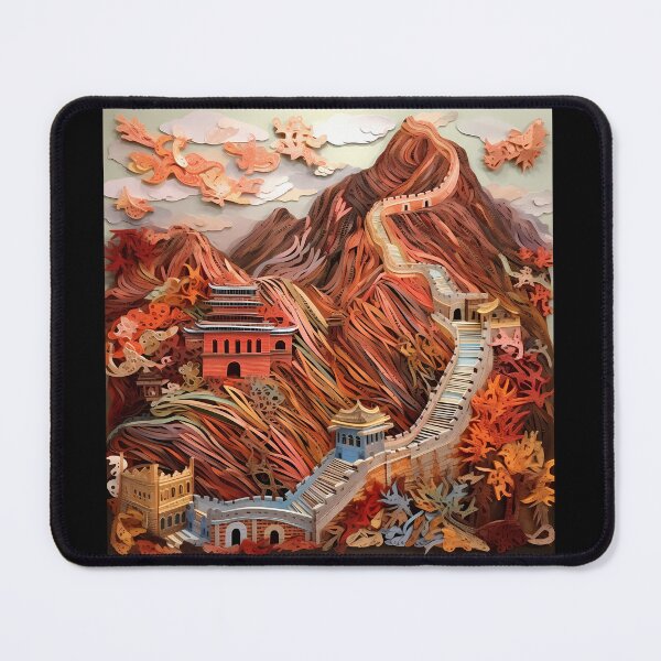 Item preview, Great Wall of China - Torn Paper Art designed and sold by codestealth.