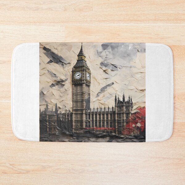 Item preview, Big Ben - Torn Paper Timepiece designed and sold by codestealth.