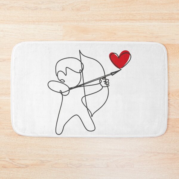 Item preview, Cute Cupid Line Art Valetnies Day designed and sold by Anniko Art Studio.