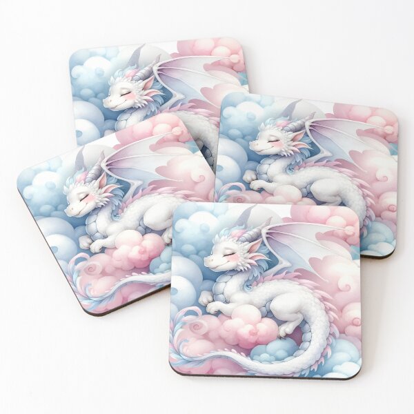 Item preview, Whimsical Dragon Among Pastel Clouds designed and sold by KNAA.