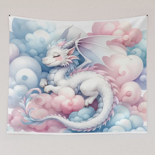 Item preview, Whimsical Dragon Among Pastel Clouds designed and sold by KNAA.