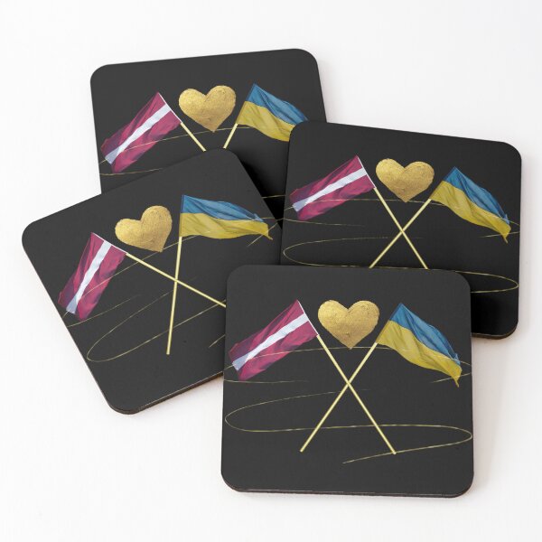 Item preview, Latvia Loves Ukraine designed and sold by ForTheLoveOfUA.