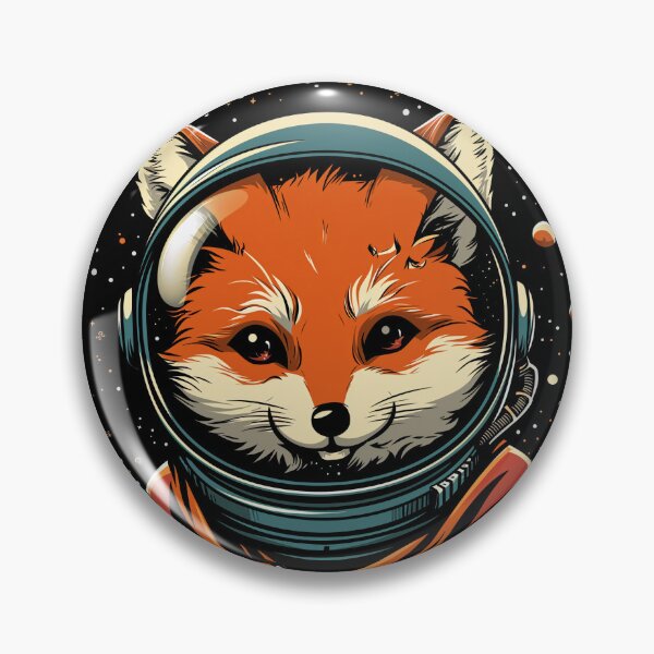 Item preview, space fox designed and sold by cyberlulu.