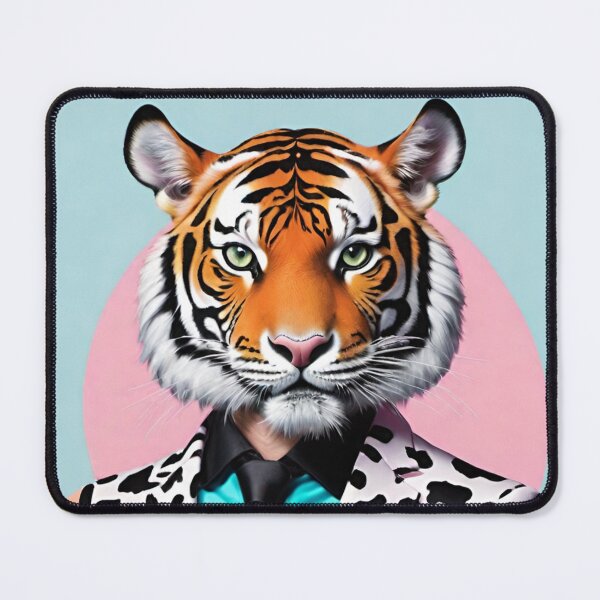 Item preview, Tiger Wearing Cow Print designed and sold by 3hornCreations.