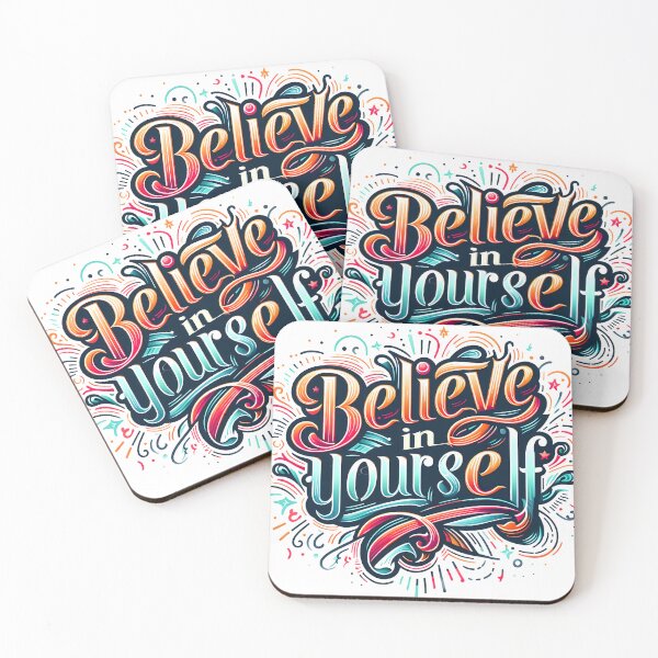 Item preview, Believe in yourself, typography designed and sold by maxmaj.