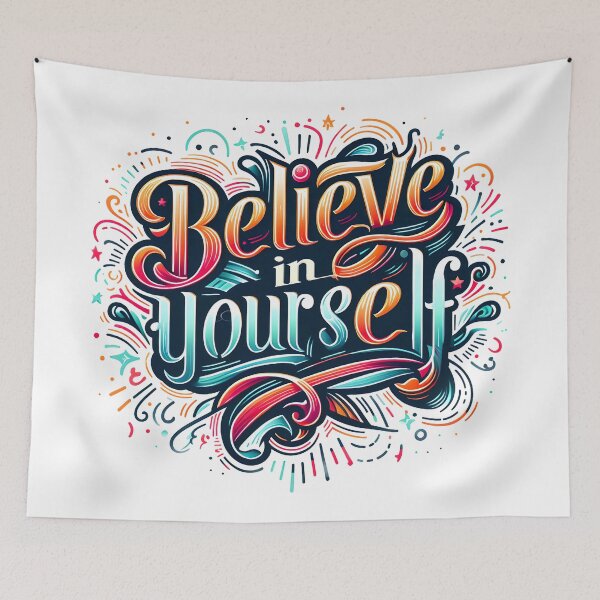Item preview, Believe in yourself, typography designed and sold by maxmaj.