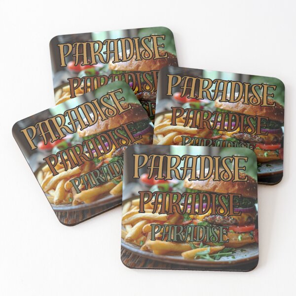 Item preview, Paradise Bites, Burger & Fries Tee, FastFoodEuphoria. Gift designed and sold by Terry-Salsa.