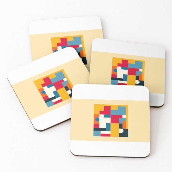 Item preview, Harmonizing Geometric Abstraction: A Contemporary Homage to Mondrian's Aesthetic designed and sold by philxpage.