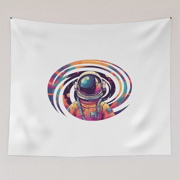 Item preview, Cosmic Warp Odyssey: Psychedelic Dimension Astronaut designed and sold by WAUZ.
