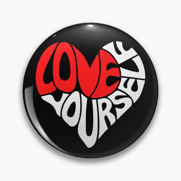Item preview, "Love Yourself" Heart designed and sold by MusesWhispers.
