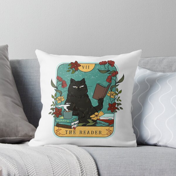 Artikelvorschau, Tarotkarte - Der Vorleser - Kat entworfen und verkauft von coopercreekco.