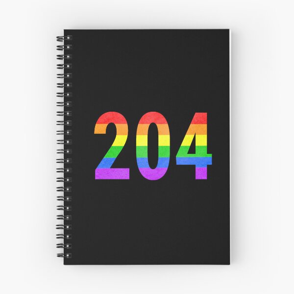 Item preview, 204 Manitoba Area Code Pride Flag - Black designed and sold by BackgroundPixel.