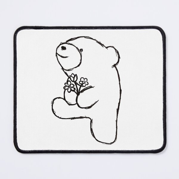 Item preview, Smiley Bear with Flowers designed and sold by SmileyBearArt.