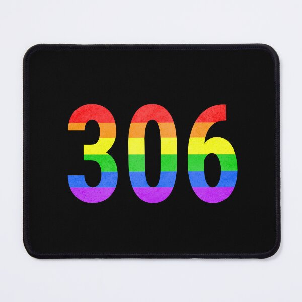 Item preview, 306 Saskatchewan Area Code Pride - Black Background designed and sold by BackgroundPixel.