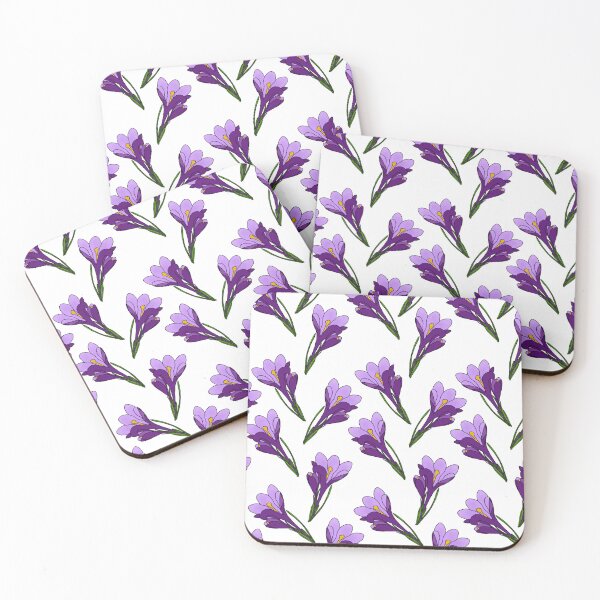 Item preview, purple floral pattern designed and sold by Druid Soup.