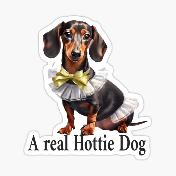 Item preview,  A real Hottie Dog  in a Bowtie designed and sold by Mugpics.