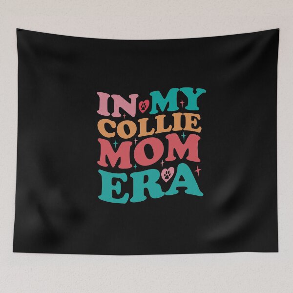 Item preview, In My Collie Mom Era Groovy Retro Gift designed and sold by Guarddogdrive.