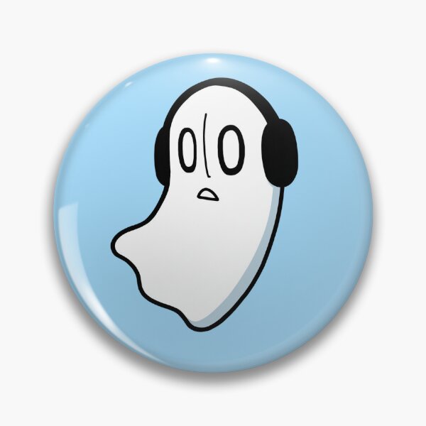 Item preview, Napstablook wearing headphones designed and sold by Sagetherookie.