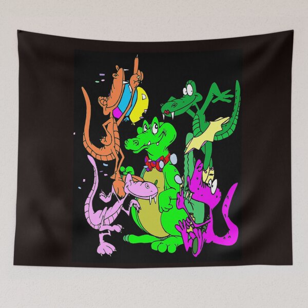 Item preview, Comic Animal Alligator Fantasy Whimsical Funny Print  designed and sold by posterbobs.