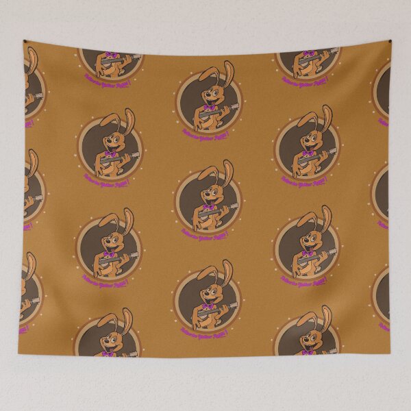 Item preview, "Follow the Yellow Rabbit" FNAF inspired pin design designed and sold by henwardhyckle.