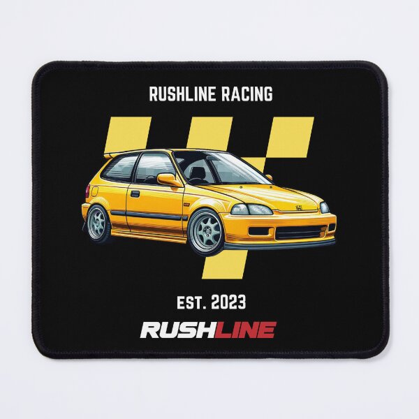 Item preview, Rushline Racing: Civic EK9 Yellow Edition Inspired Design designed and sold by RushlineRacing.