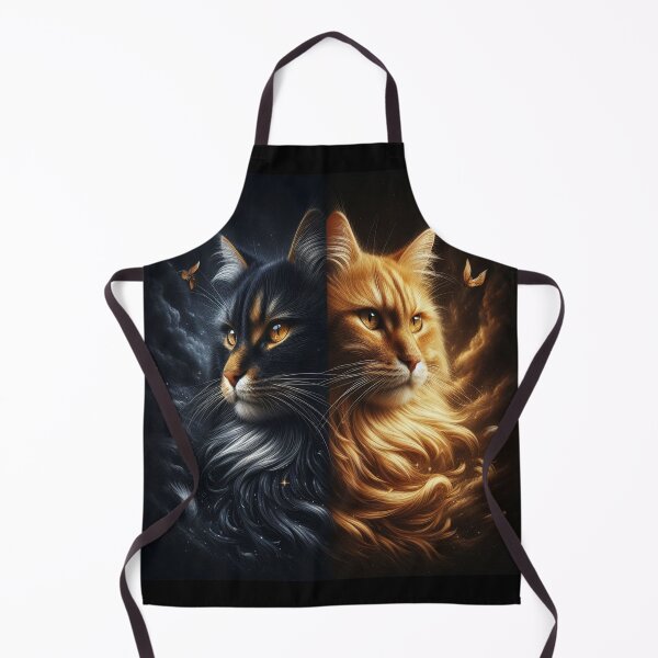 Item preview, Orange cat and Black cat designed and sold by KreaDesignOne.
