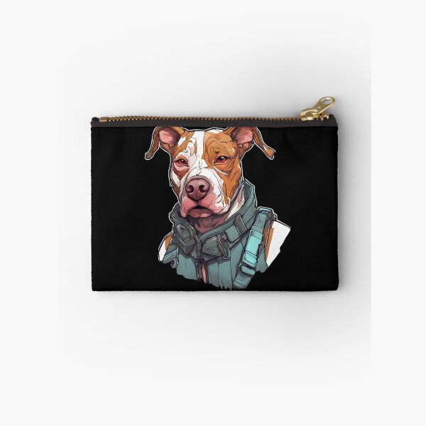 Item preview, Pitbull Dog in tactical clothing designed and sold by Aquillashop.