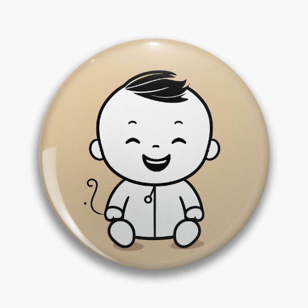 Item preview, Doodle of Delight: Smiling Baby designed and sold by Brendon987.