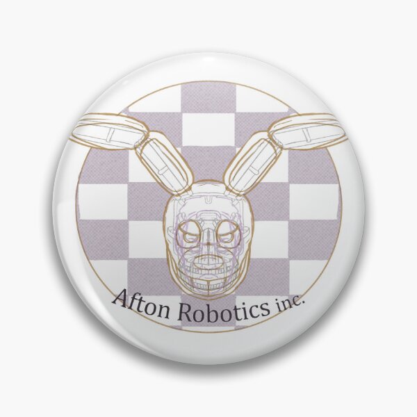 Item preview, "Afton Robotics Inc." FNAF inspired Pin design  designed and sold by henwardhyckle.