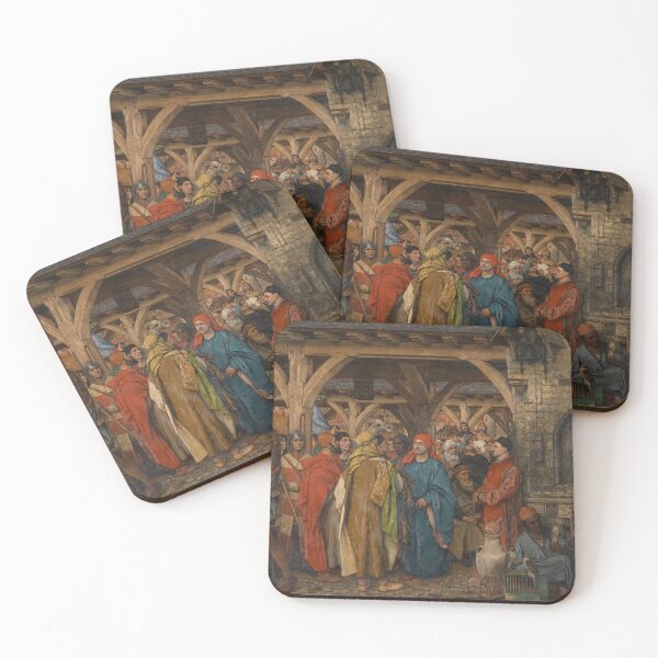 Item preview, The Annual Fair (Right Cropped), c. 1900 by Albrecht De Vriendt designed and sold by Cat Lady Designs.