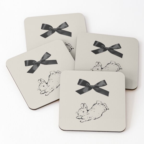 Item preview, Vintage bow coquette bunny ballet core  designed and sold by sapphiretears.
