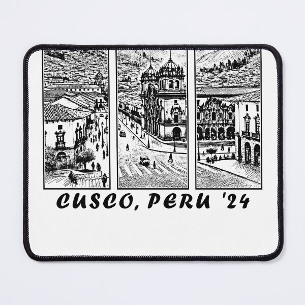 Item preview, 2024 Peruvian Cusco Peru Artistic Hand Drawn Style designed and sold by SambaStyles.