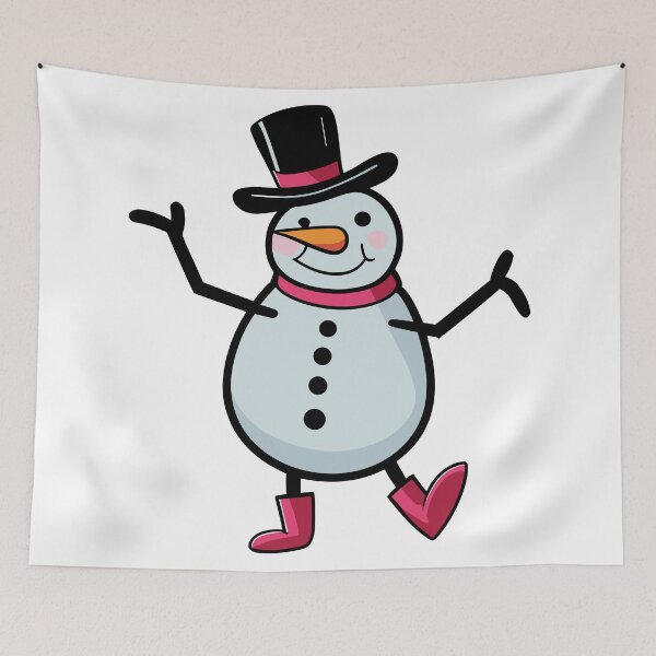 Item preview, Happy Dancing Snowman designed and sold by Delemore Art.